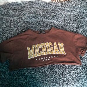 It’s a crop Michigan top